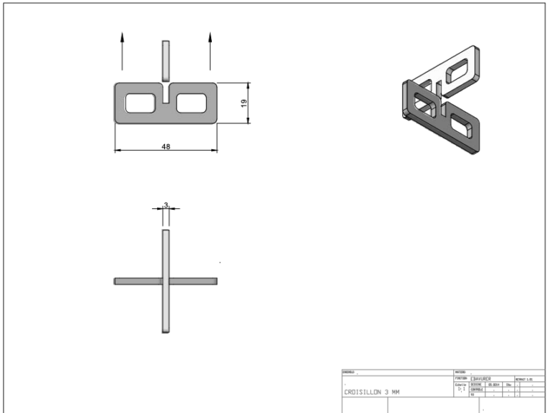 Fugenkreuze 3mm Für Terrassenplatten - 100 Stück Packung
