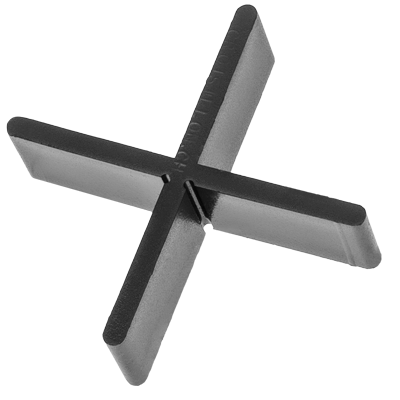 schwarze Fugenkreuze im X-Format